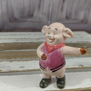 Danbury Mint Piggies Collection‎ Pigoletto Pink Coa